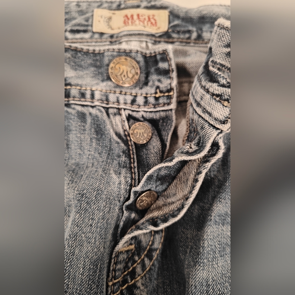 MEK Denim Maldives Boot cut 34x34 Button Fly - Picture 5 of 7